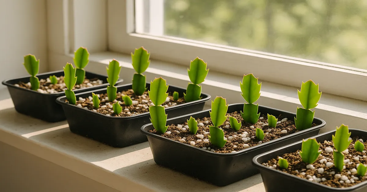 How to Grow Christmas Cactus from Cuttings
